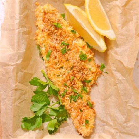 Parmesan Crusted Baked Walleye Joy To The Food