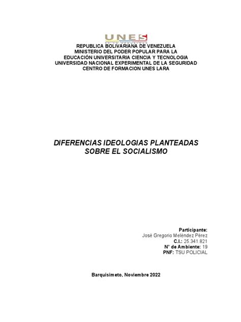 Origen Del Socialismo Pdf Socialismo Ideologías Políticas