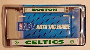 NBA Boston Celtics Metal License Plate Frame Chrome EBay