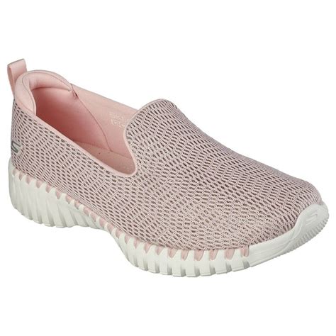 SKECHERS GO WALK SMART Silver Pink Slip On: Buy SKECHERS GO WALK SMART ...