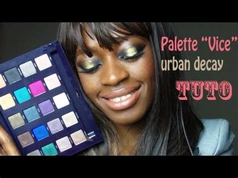 Tuto Maquillage De Soiree Ombre Or Et Noire Vice Palette Urban Decay