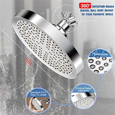 Bansa Rose Shower Head High Pressure Shower Heads Chrome Plated