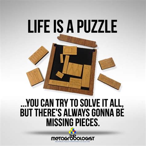 Life Is A Puzzle Solving Life Puzzle Box