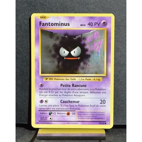 Carte Pok Mon Fantominus Niv Pv Xy Volutions Neuf Fr