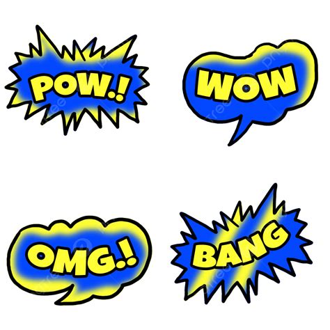 Comic Burst Clipart Transparent Png Hd Comic Burst Text Collection