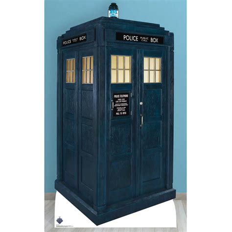 The Tardis Police Box Doctor Who Cardboard Cutout 173m Party Packs