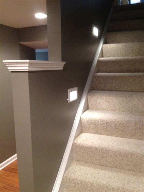 Basement Stair Lighting Home Design Ideas Pictures Remodel And Decor