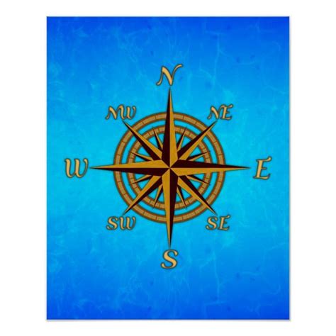 Vintage Compass Rose Poster Zazzle Vintage Compass Compass Rose Barn Quilt