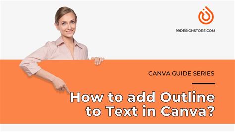 How to Add Outline to Text in Canva?