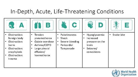 The Abcde And Sample History Approach Basic Emergency