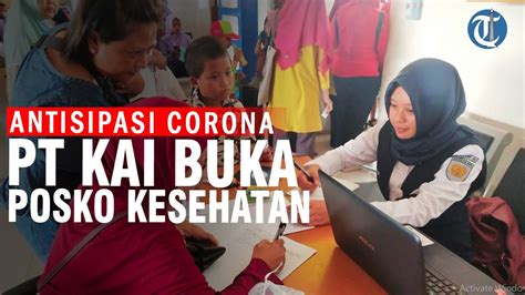 Antisipasi Virus Corona PT KAI Daop 8 Surabaya Buka Posko Kesehatan