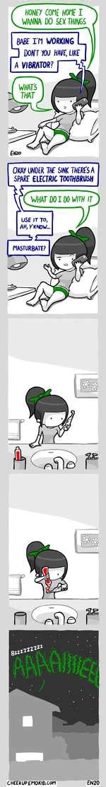 Autoelectric Horny Toothbrush Vibrator Cheerupemokid Comics Nsfw Joyreactor