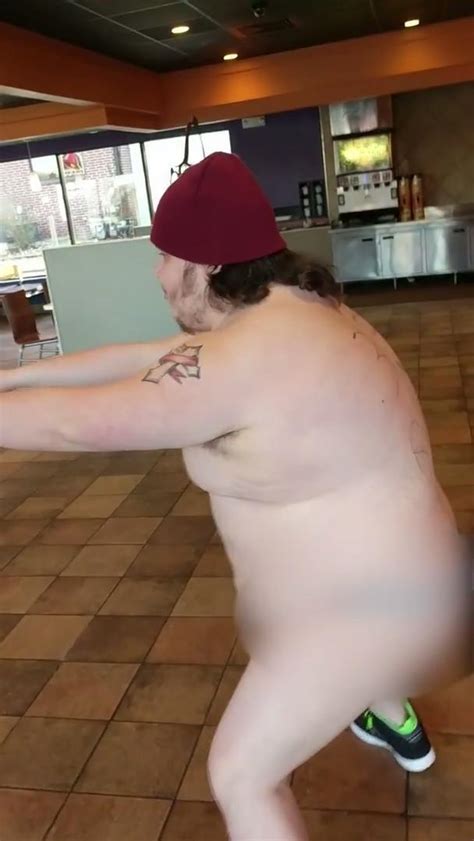 Guy Runs Around Restaurant Naked Jukin Licensing