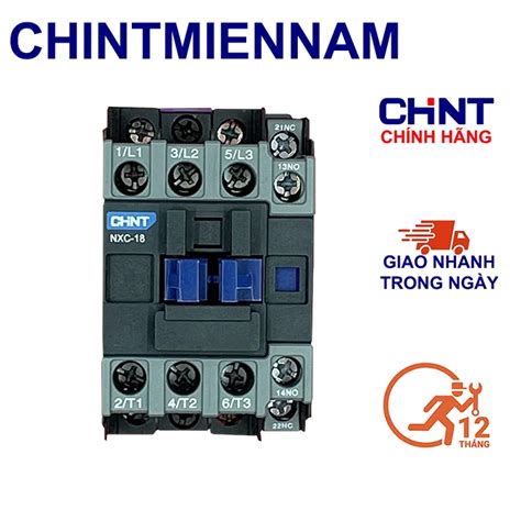 Khởi động từ 18A Contactor CHINT NXC 18A Hãng Chint