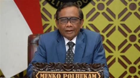 Mahfud Md Putusan Pn Jakpus Soal Pemilu 2024 Diduga Ada Keterlibatan