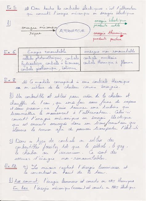 Collège Lavoisier Oucques 41 ex feuille