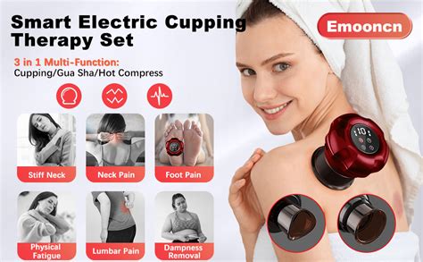 3 In 1 Electronic Cupping Therapy Emooncn Electric Cupping Therapy Set