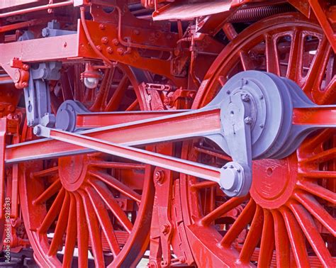 Dampflok Detail Stock Photo | Adobe Stock