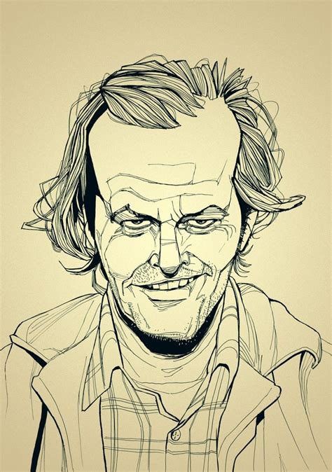 The Shining Art Print Jack Nicholson As Jack Torrance Etsy Uk Art