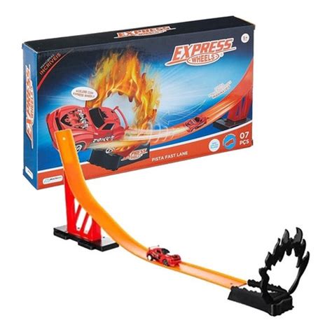 Pista De Manobras Express Fast Para Carrinho Hot Wheels Shopee Brasil
