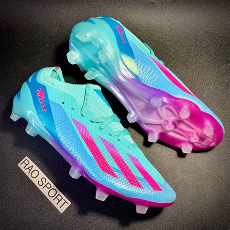 Jual Sepatu Bola Adidas X Crazyfast Messi Blue Pink Shopee Indonesia