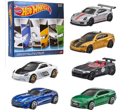 Hot Wheels 6 Pack European Exotics Cars Color Multicolor MercadoLibre