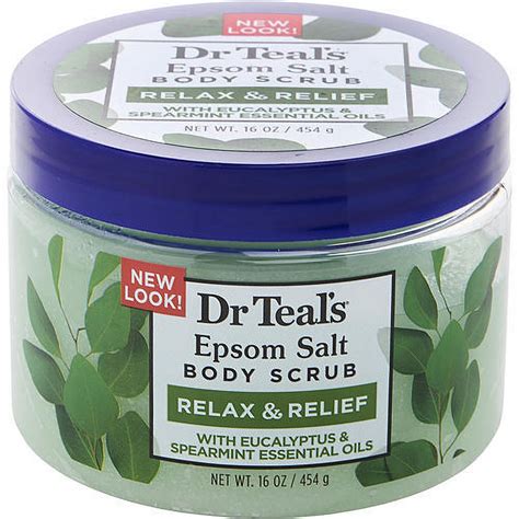 Dr Teals Exfoliate And Renew With Eucalyptus And Spearmint Epsom Salt Body Scrub 16 Oz