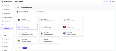 Ingest Data Into InfluxDB EMQX 5 0 Documentation