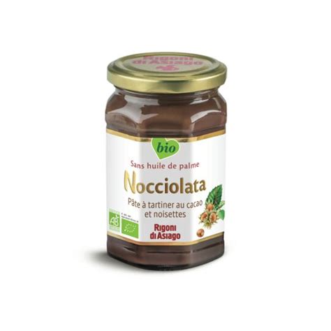 Pâte à tartiner cacao noisettes Nocciolata Bio RIGONI DI ASIAGO le