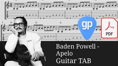 Baden Powell Apelo Guitar Tabs TABS YouTube