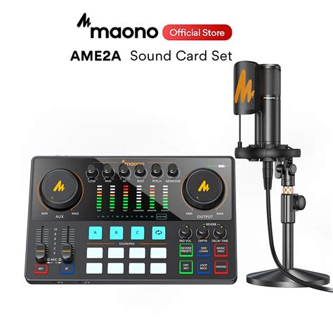 Maono AME2 Professional Sound Card Set Maonocaster Studio Audio