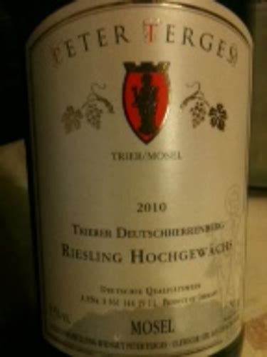 Weingut Peter Terges Weisser Burgunder Trocken Vivino Brasil