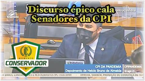 Discurso Pico Cala Senadores Na Cpi Youtube