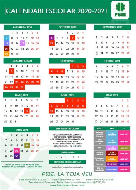 Semana Santa Comunidad Valenciana Calendario Escolar