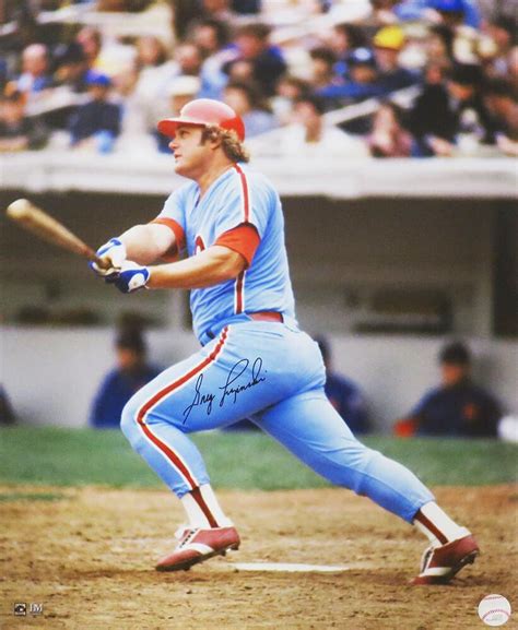 Greg Luzinski Signed Phillies 16x20 Photo Schwartz Pristine Auction