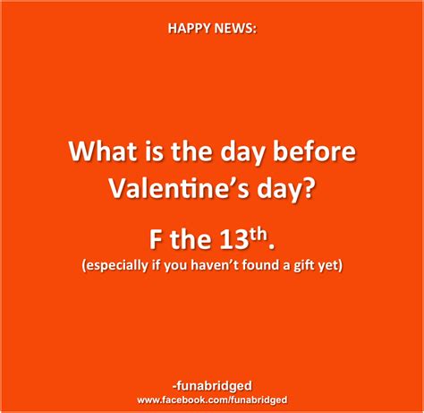 Funabridged What Is The Day Before Valentine S