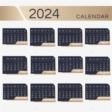 Calendario Simple Oro Negro Png Dibujos Mes Calendario Png