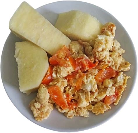 Yam and Egg Sauce - Naija Dishes