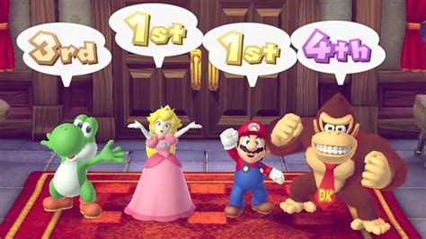 Mario Party Shy Guy Shuffle Peach Vs Yoshi Vs Mario Vs Dk