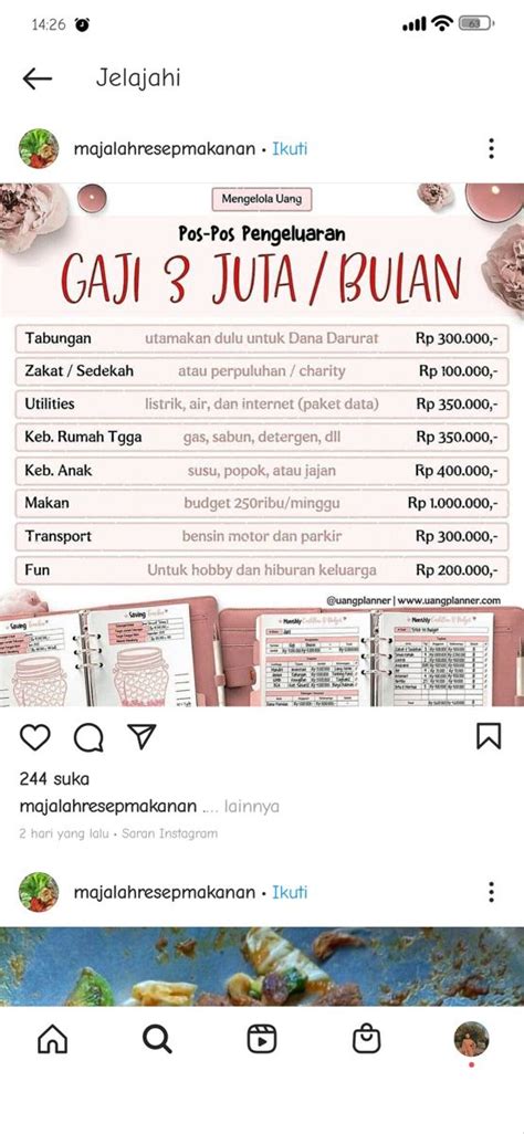 Pin Oleh Nhy Anggraenhy Di Saving Template Pengelolaan Uang Buku