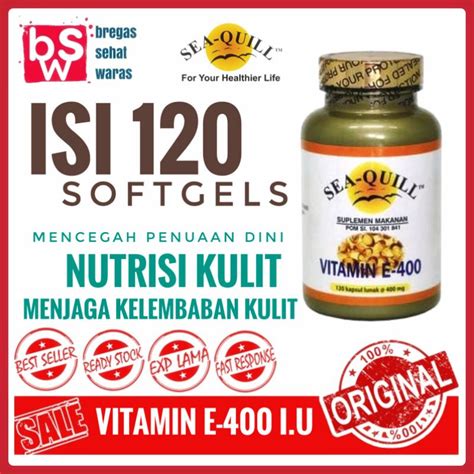 Jual SEA QUILL SEAQUILL SEA QUILL Vitamin E 400 IU 120 VIT E