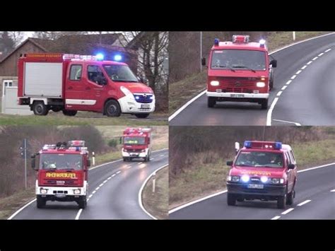 Verpuffung Verkehrsunfall Einsatzfahrten Feuerwehren Der Vg