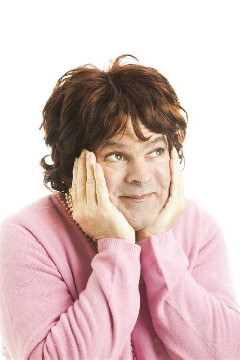 Transvestite Phone Sex Worker Stock Image Image Of Isolated Male