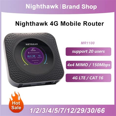 Us At T Unlocked Netgear Nighthawk M Mr Cat Mbps Hotspot Wifi