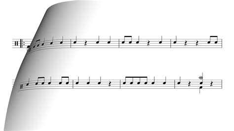 Two Beat Show Tune Interactive Sight Reading Practice For Drums