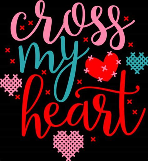 Cross My Heart Svg File Print Art Svg And Print Art At