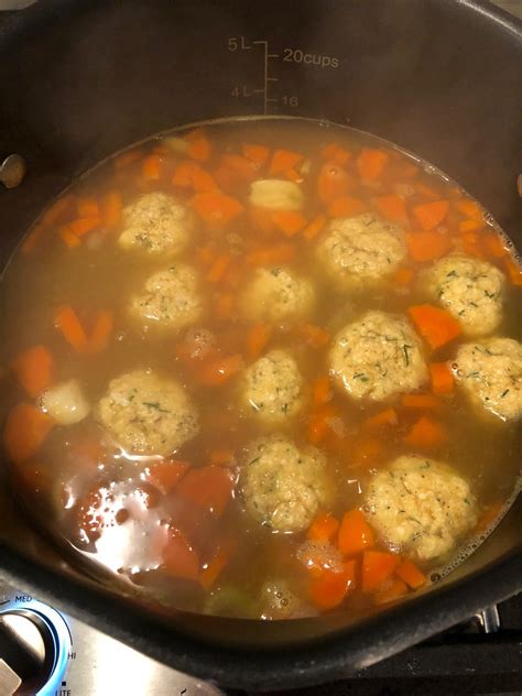 Floater Matzo Ball Soup Sami Homemaker