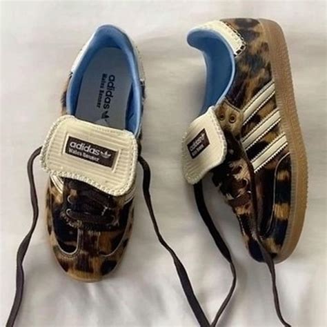 Женские кроссовки adidas samba pony wales bonner leopard ціна 2599