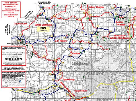 Alf Img Showing Northern Wisconsin Snowmobile Trail Map