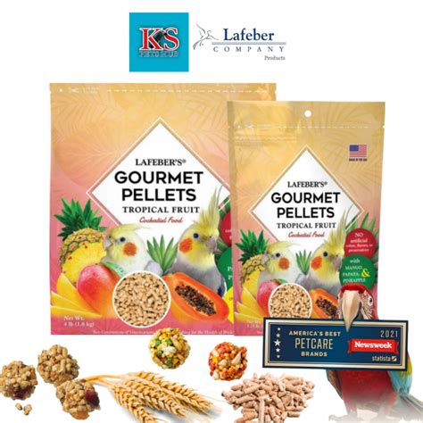 Lafeber Cockatiel Tropical Fruit Gourmet Pellets 1 25lb 4lb Parrot